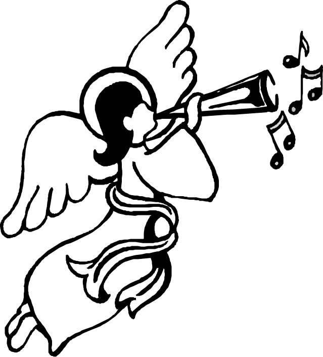 Disegno 16 Natale angeli