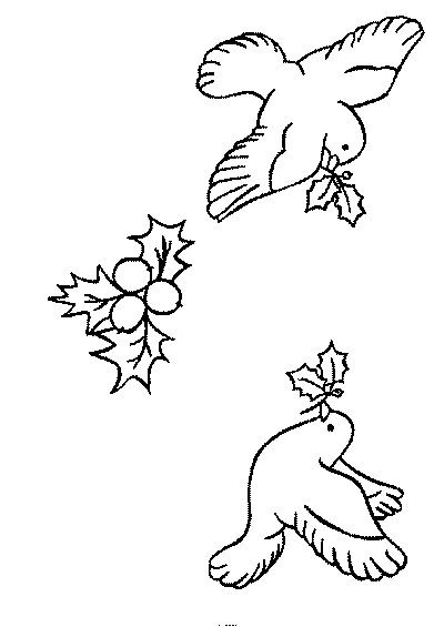 Disegno 13 Natale animali