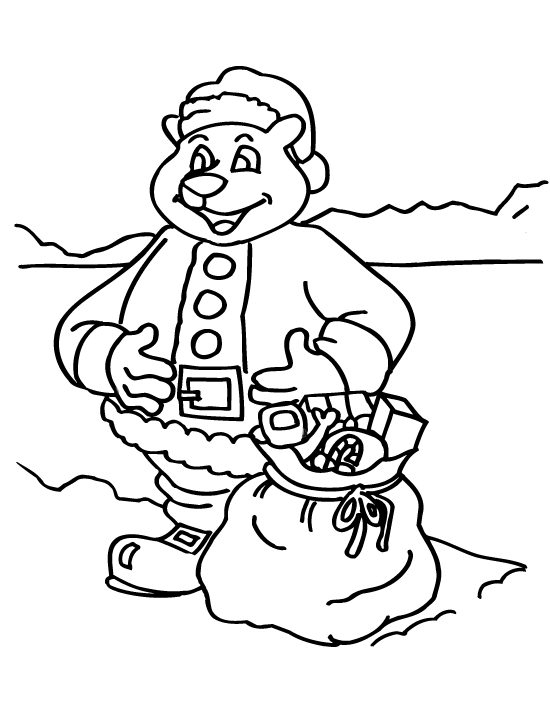 Disegno 35 Natale animali