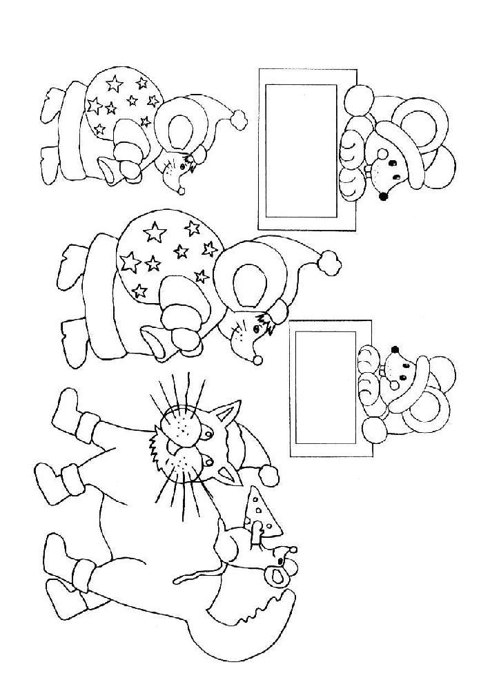 Disegno 46 Natale animali