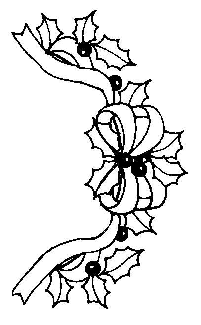 Disegno 16 Natale corone