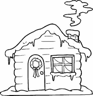 Disegno 24 Natale neve