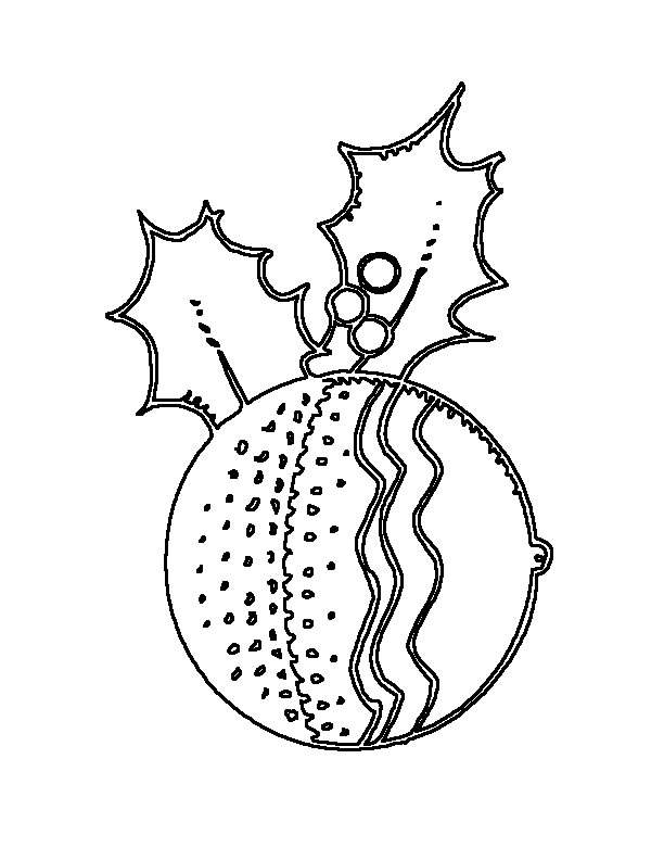 Disegno 6 Natale palline