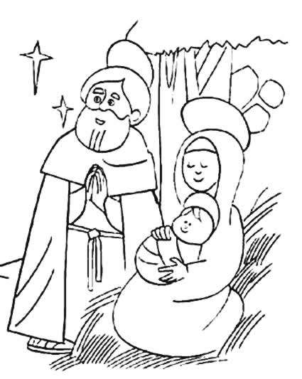 Disegno 18 Natale presepe