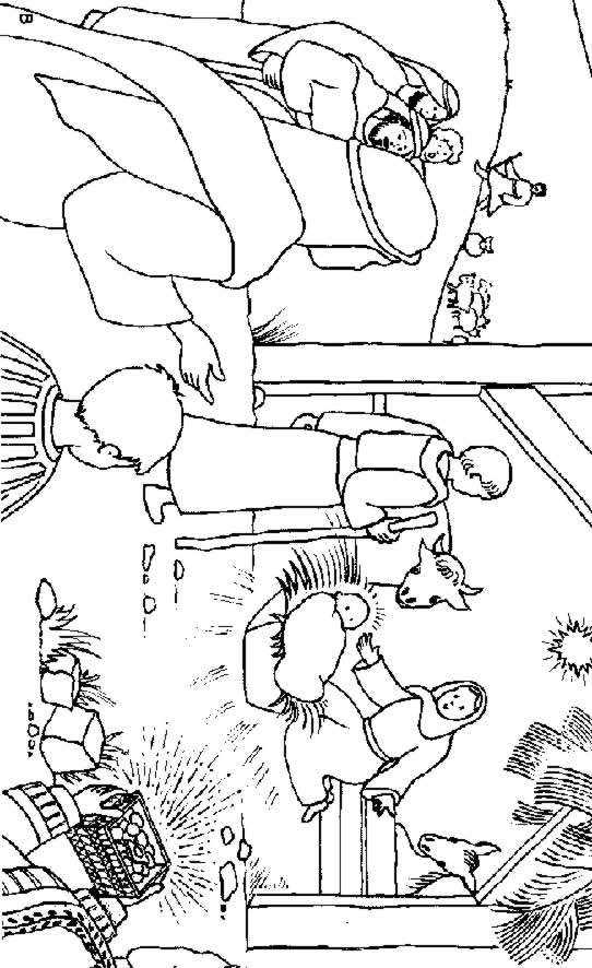 Disegno 33 Natale presepe