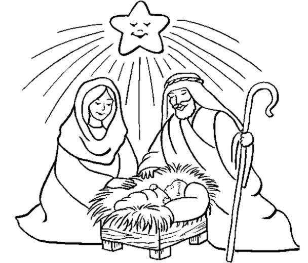 Disegno 40 Natale presepe