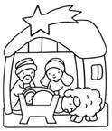 Disegno 10 Natale presepe