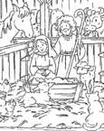 Disegno 14 Natale presepe