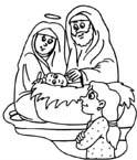 Disegno 15 Natale presepe