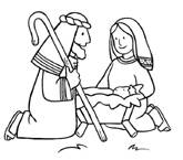 Disegno 27 Natale presepe