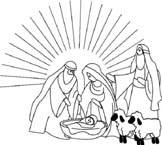 Disegno 31 Natale presepe