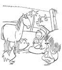 Disegno 34 Natale presepe