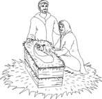 Disegno 37 Natale presepe