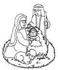 Disegno 38 Natale presepe