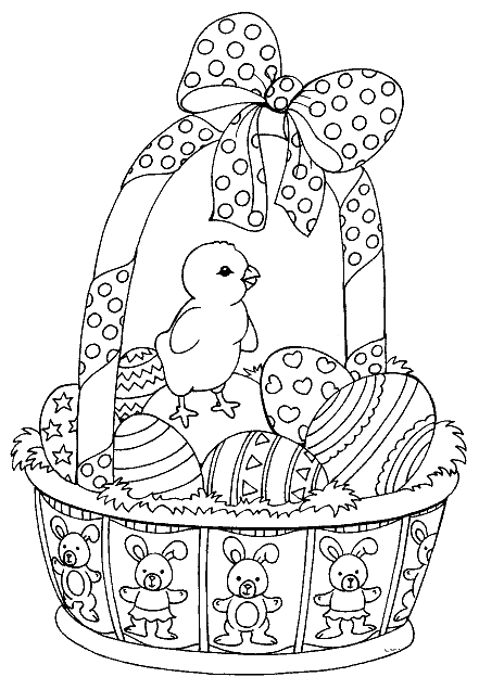 Disegno 14 Pasqua uova