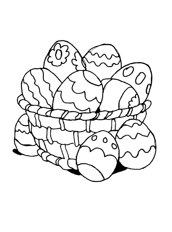 Disegno 38 Pasqua uova