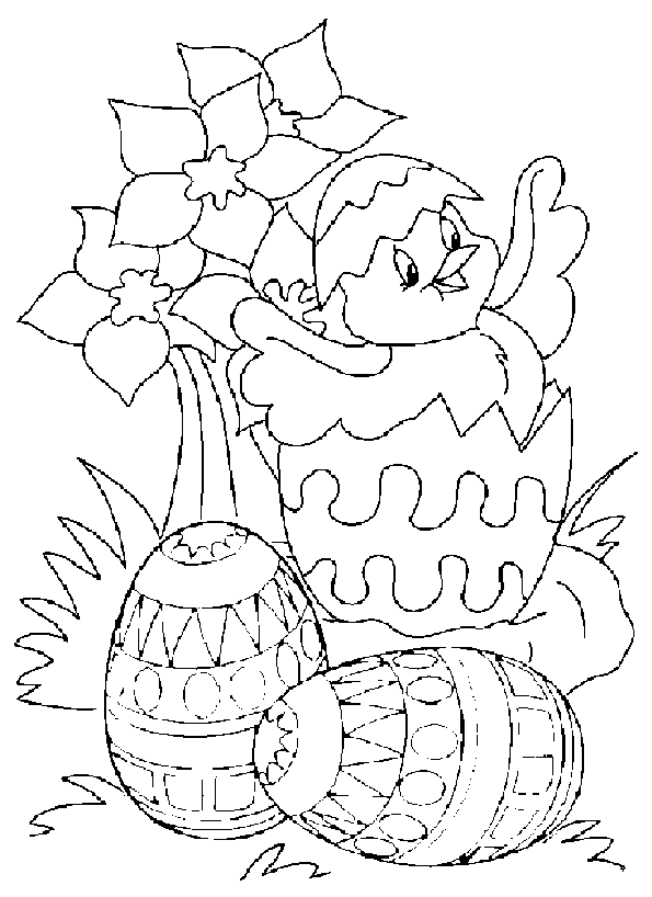 Disegno 42 Pasqua uova