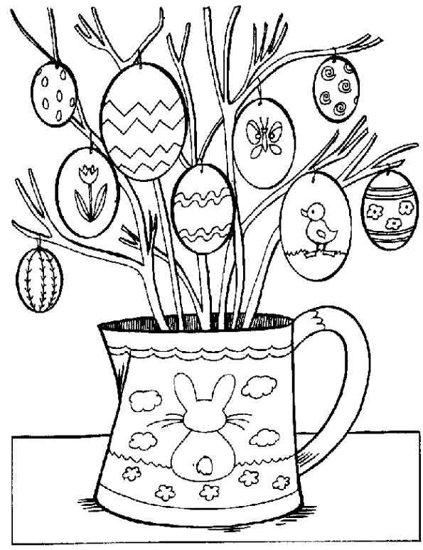 Disegno 55 Pasqua uova