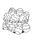 Disegno 38 Pasqua uova