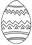 Disegno 5 Pasqua uova