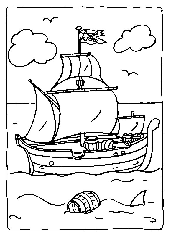 Disegno 9 Pirati
