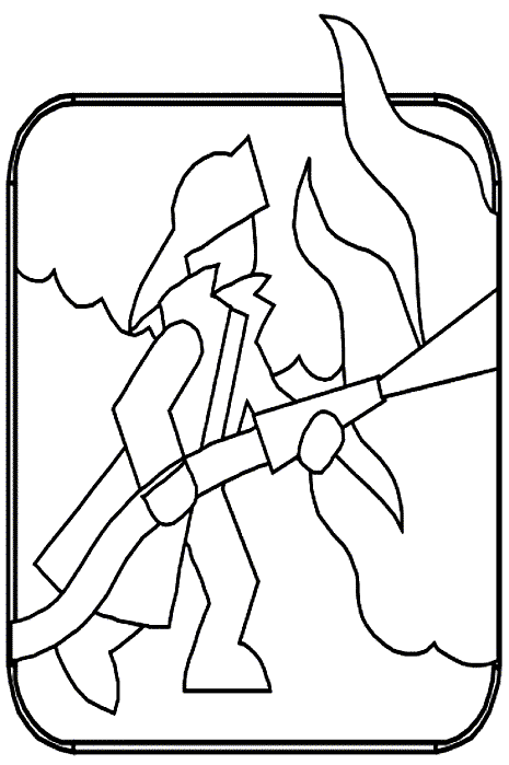 Disegno 18 Pompieri