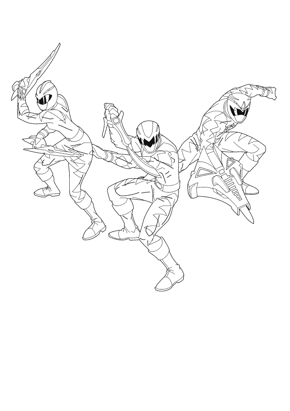 Disegno 9 Power rangers