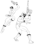 Disegno 32 Power rangers