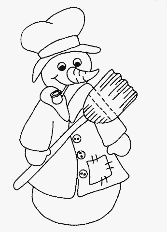 Disegno 51 Pupazzi di neve