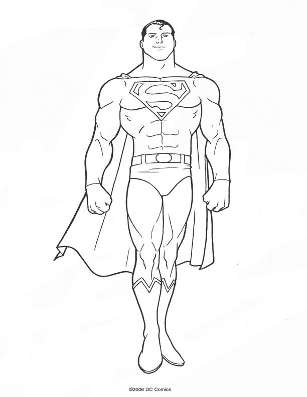 Disegno 18 Superman