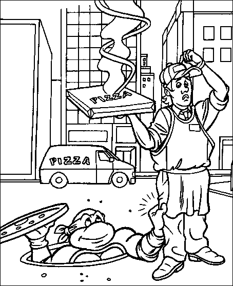 Disegno 9 Tartarughe ninja