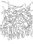 Disegno 30 Tartarughe ninja