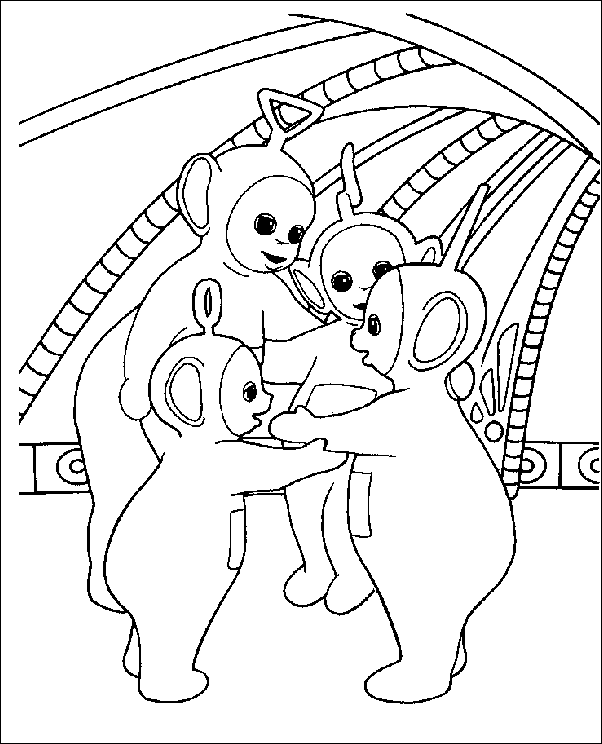 Disegno 21 Teletubbies