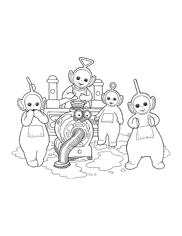 Disegno 22 Teletubbies