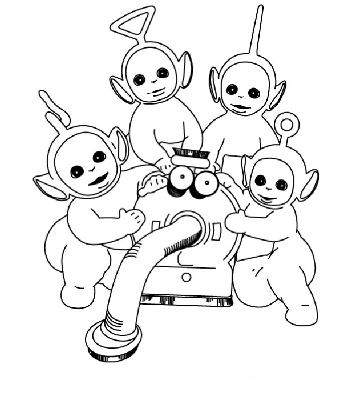 Disegno 3 Teletubbies