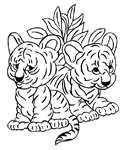 Disegno 10 Tigri