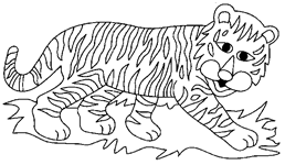 Disegno 3 Tigri