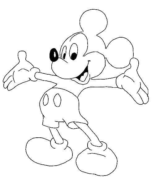 Disegno 25 Topolino