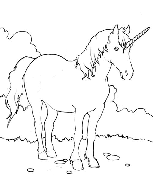 Disegno 10 Unicorno