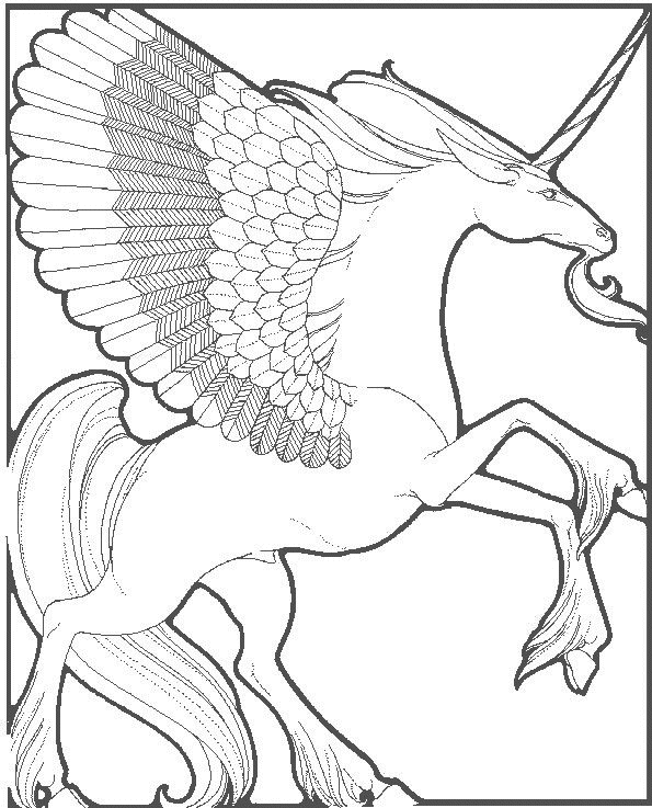 Disegno 28 Unicorno