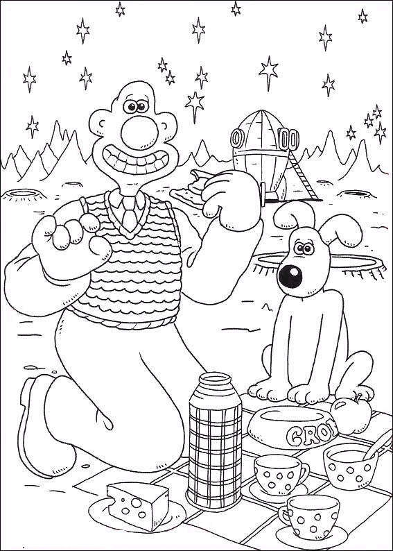 Disegno 10 Wallace and gromit