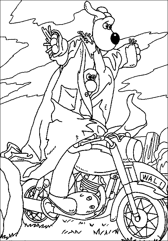 Disegno 21 Wallace and gromit