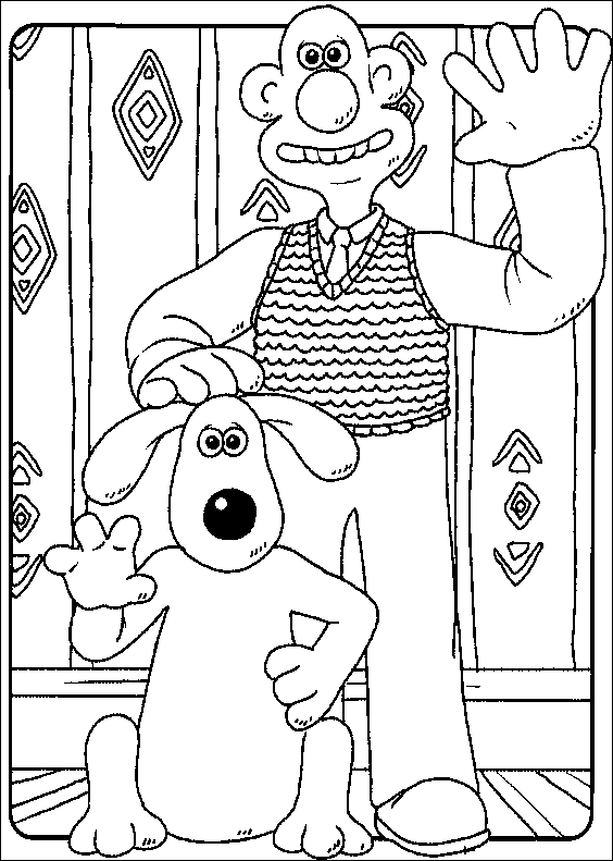 Disegno 23 Wallace and gromit
