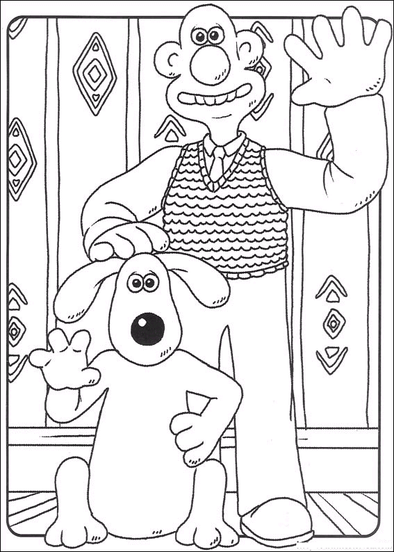 Disegno 9 Wallace and gromit
