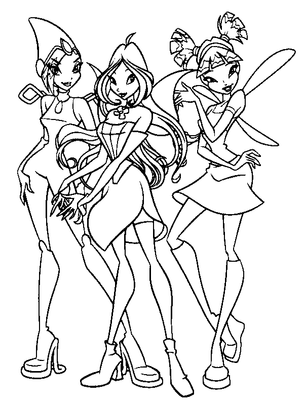 Disegno 19 Winx