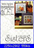 Sisters & Best Friends - schemi e link-sister-best-friends-button-borders-pumpkins-jpg