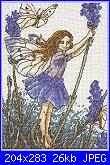 DMC - The Flower Fairies (Cicely Mary Barker) - schemi e link-dmc-k4565-lavender-fairy-jpg