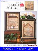 The Prairie Schooler - schemi e link-prairie-schooler-26-wedding-birth-samplers-ii-jpg