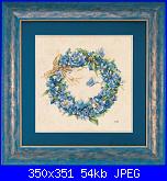 Lanarte - schemi e link-34736-blue-floral-wreath-jpg