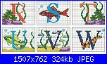 Alfabeti animali * ( Vedi ALFABETI ) - schemi e link-pesci-4-jpg